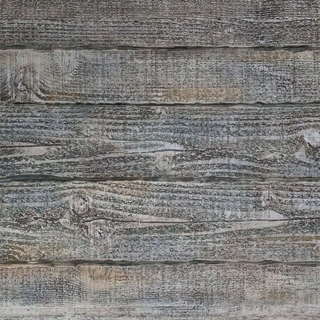 Ekena Millwork 8"W x 10"H Rough Sawn Endurathane Faux Wood Siding Panel Sample, Weathered White SAMPLE-PN913WW